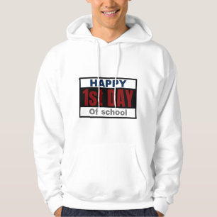 Gelukkige 1e dag van de school hoodie