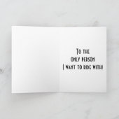 GELUKKIGE 1E TROUWDAG - WAT EEN RIT KAART (Binnen)