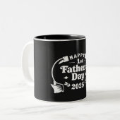 Gelukkige 1e Vaderdag 2025 Mok (Voorkant links)