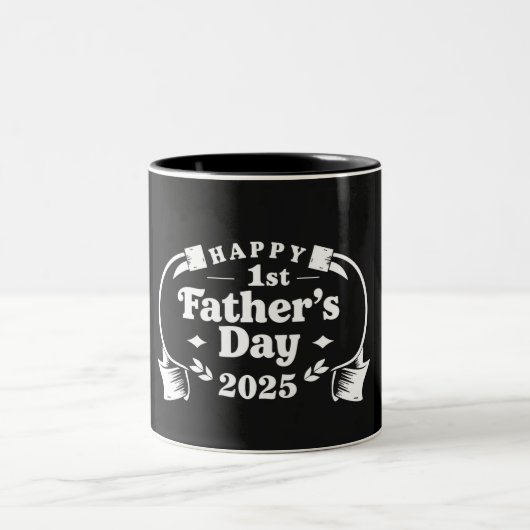 Gelukkige 1e Vaderdag 2025 Mok (Center)