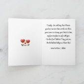 Gelukkige 1e Vaderdag Kaart met Gedicht, Custom (Binnen)