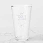 Gelukkige 1e Vaderdag Papa Glas (Achterkant)