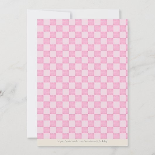 Gelukkige 1e Verjaardag Cupcake Party uitnodiging (Achterkant)