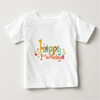 Gelukkige 1e verjaardag – Cute dier thema viering
