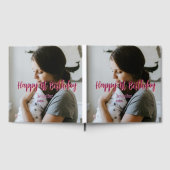 Gelukkige 1e verjaardag kinder baby moeder rood si gastenboek (Volledig)