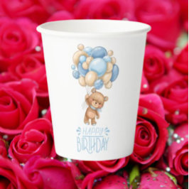 Gelukkige 1e verjaardag, kleintje! papieren bekers
