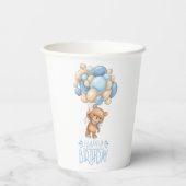 Gelukkige 1e verjaardag, kleintje! papieren bekers (Achterkant)