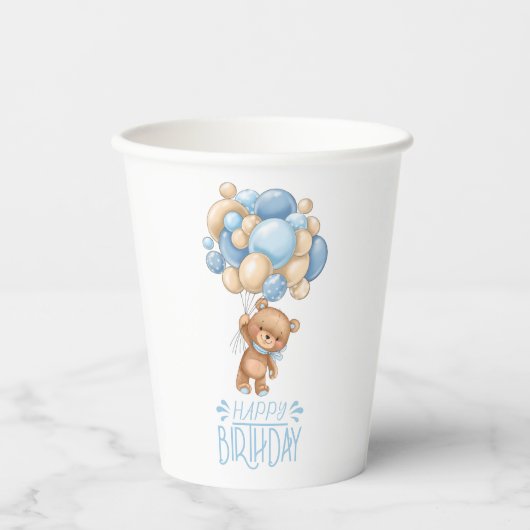 Gelukkige 1e verjaardag, kleintje! papieren bekers (Voorkant)