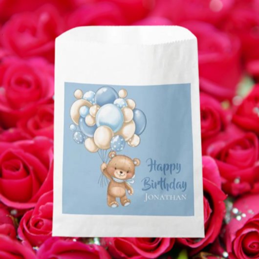 Gelukkige 1e verjaardag, Little One Blue Bedankzakje