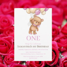 Gelukkige 1e verjaardag Teddybeer