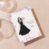 Gelukkige 20e verjaardag, mode, feestdagenkaart