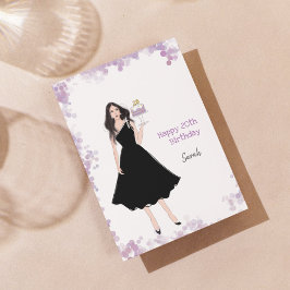 Gelukkige 20e verjaardag, mode, feestdagenkaart