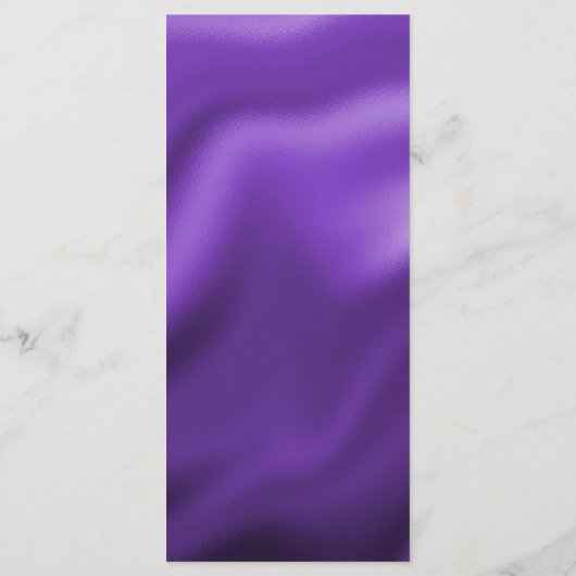 Gelukkige 20e Verjaardag Paarse Glitter Folie Menu (Achterkant)