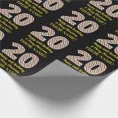 Gelukkige 20e Verjaardag & Vrolijk Kerstmis, Douan Cadeaupapier (Hoek)