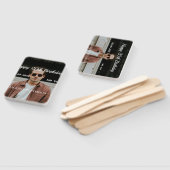 Gelukkige 20ste verjaardag eenvoudige foto naam to handwaaier (Niet-gemonteerd)