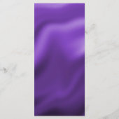 Gelukkige 21e verjaardag Paarse Glitter Folie Menu (Achterkant)