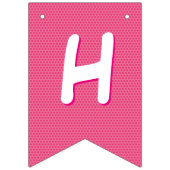 GELUKKIGE 21e VERJAARDAG Stripboek Pop Art Roze Vlaggetjes (Tweede vlag)