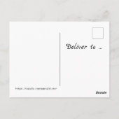 Gelukkige 21e Verjaardag Victoriaans Bloemensleute Briefkaart (Achterkant)