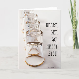 Gelukkige 21ste Verjaardag Kaart