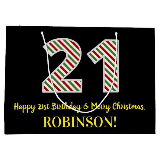 Gelukkige 21ste Verjaardag & Vrolijk Kerstmis, Dou Groot Cadeauzakje (Achterkant)