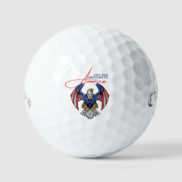 Gelukkige 250e Onafhankelijkheidsdag Amerika 1776- Golfballen