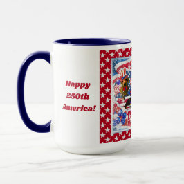 Gelukkige 250e verjaardag Amerika koffiemok Mok