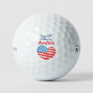 Gelukkige 250e verjaardag Amerika, Vlag Hart 1776- Golfballen