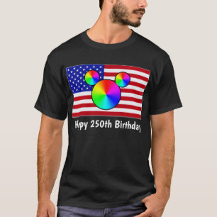 Gelukkige 250e verjaardag (je mag de woorden veran t-shirt