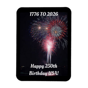 Gelukkige 250e verjaardag USA-magneet Magneet