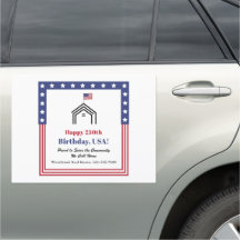 Gelukkige 250e verjaardag USA! Makelaar Custom