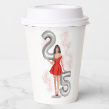 Gelukkige 25ste verjaardag, illustratie