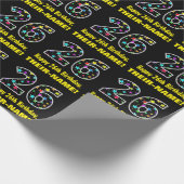 Gelukkige 26e Verjaardag, Leuk Kleurrijk Sterren P Cadeaupapier (Hoek)