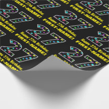 Gelukkige 27e verjaardag, Leuke kleurrijke sterren