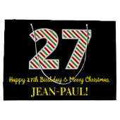 Gelukkige 27e Verjaardag & Vrolijk Kerstmis, Douan Groot Cadeauzakje (Achterkant)