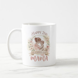 Gelukkige 2e Moederdag Mama voor Mannen Vrouwen Ki Koffiemok