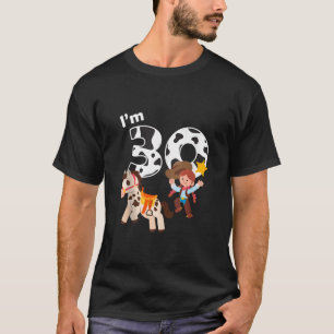 Gelukkige 30e Verjaardag Cowgirl Paardrijden 30 Ja T-shirt
