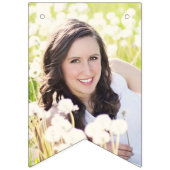 Gelukkige 30e Verjaardag Foto Gold Glitter Vlaggetjes (Eerste vlag)