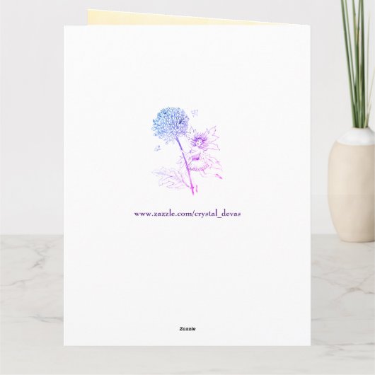 Gelukkige 30e verjaardag groet kaart (Achterkant)