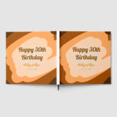 Gelukkige 30e verjaardag roestig houten Halloween  Gastenboek (Volledig)