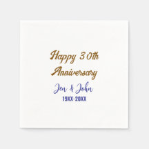 Gelukkige 30ste huwelijksverjaardag koninklijke bl