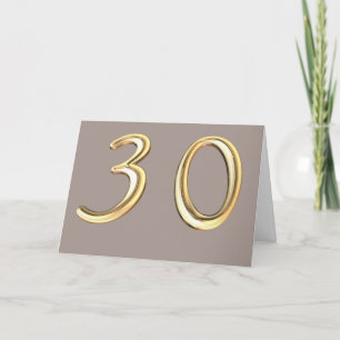 Gelukkige 30ste Verjaardag Dertig Dertig 30 30ste Kaart