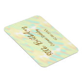 Gelukkige 30ste verjaardag geel sinaasappel waterv magneet (Rechterzijde)