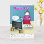 Gelukkige 30ste Verjaardag Kaart (Gele Bloem)