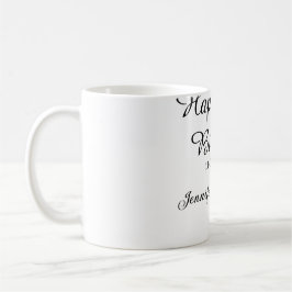 Gelukkige 30ste verjaardag naam toevoegen datum st koffiemok