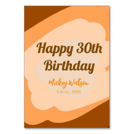 Gelukkige 30ste verjaardag rustieke houten Hallowe Kaart