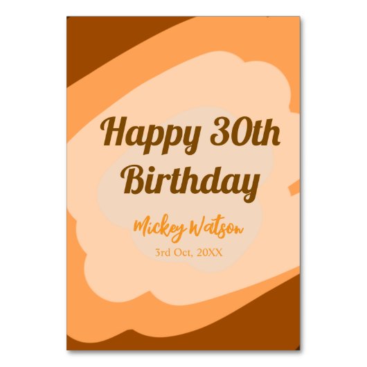 Gelukkige 30ste verjaardag rustieke houten Hallowe Kaart (Voorkant)