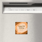 Gelukkige 30ste verjaardag rustieke houten Hallowe Magneet (Insitu (Vaatwasser))