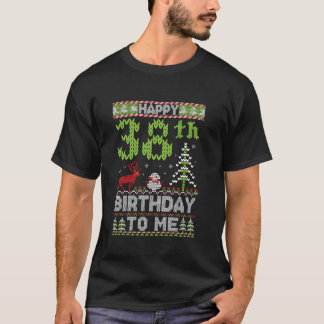 Gelukkige 33ste verjaardag voor mij 38 jaar oude l t-shirt