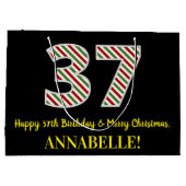 Gelukkige 37e Verjaardag & Vrolijke Kerstmis, Doua Groot Cadeauzakje (Achterkant)