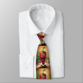 Gelukkige 3D Geanimeerde Chili Bean, Stropdas (Gebonden)